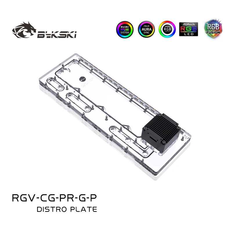 BYKSKI RGV-CG-PR-G-P Акриловый – обзор и цена Distro Plate Ddc Pump Combo